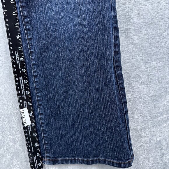 Lane Bryant Bootcut Jeans Womens Size 16 Tighter Tummy Technology High Rise Blue - Picture 10 of 13